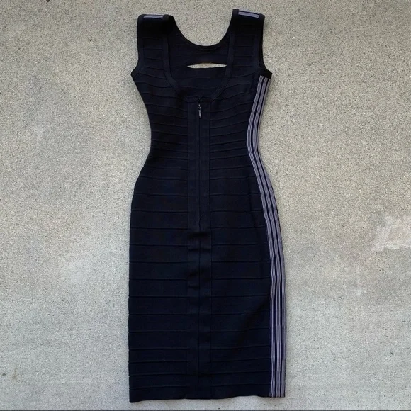 Herve Leger adeline bandage bodycon dress - Picture 2 of 5